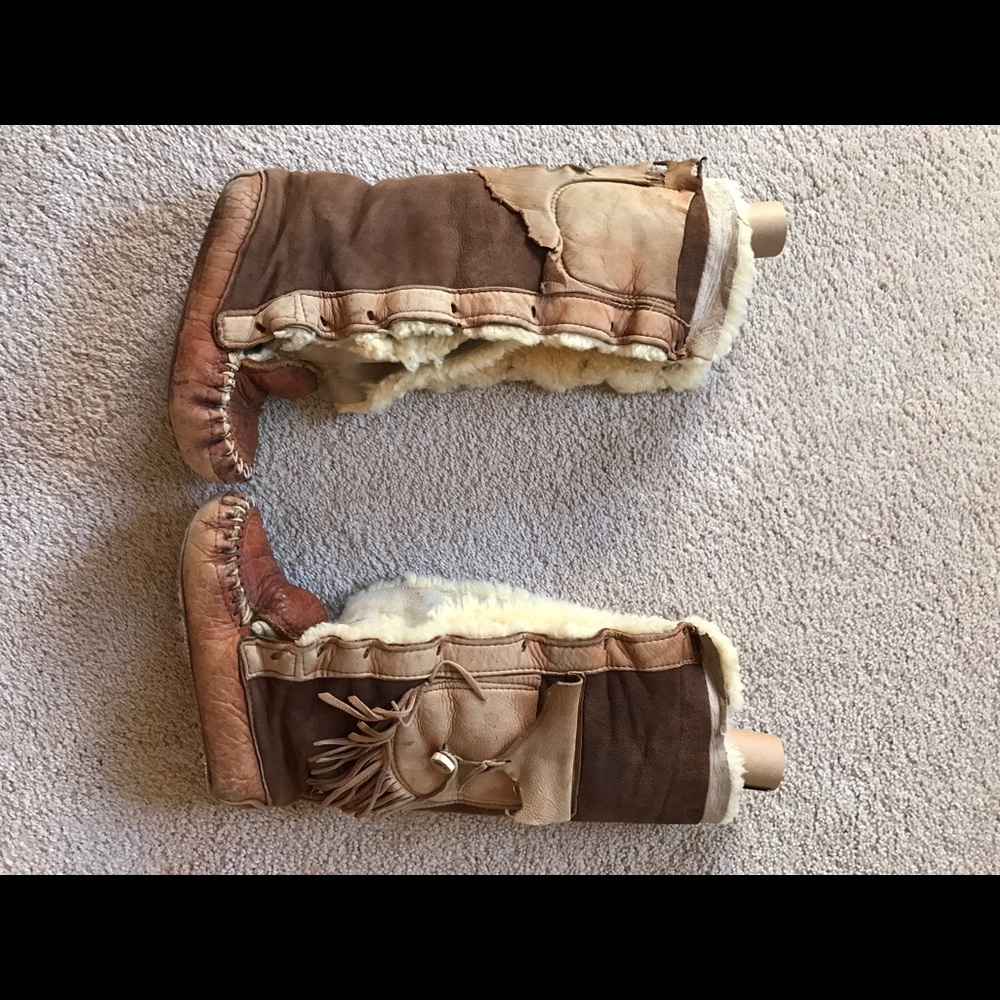 Authentic leather moccasins/boots